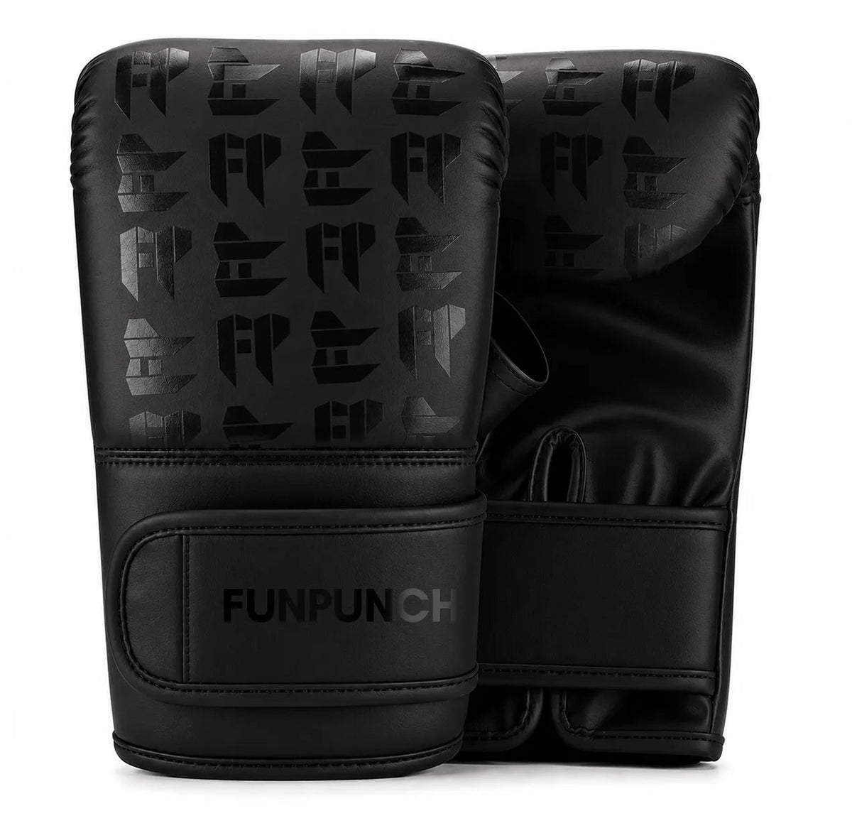 Pair of black FUNPUNCH Impact Gloves