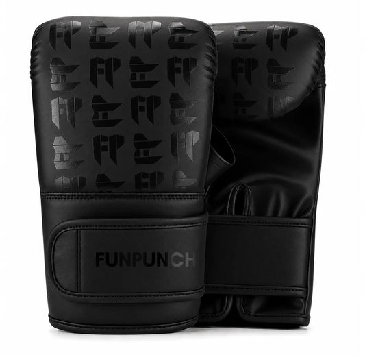 Pair of black FUNPUNCH Impact Gloves